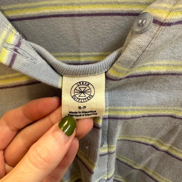 uo stripe cami & cardigan sweater set - Picture 6 of 7